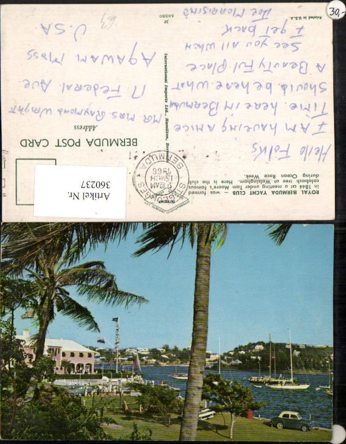 Alte Ansichtskarte – Old Postcard