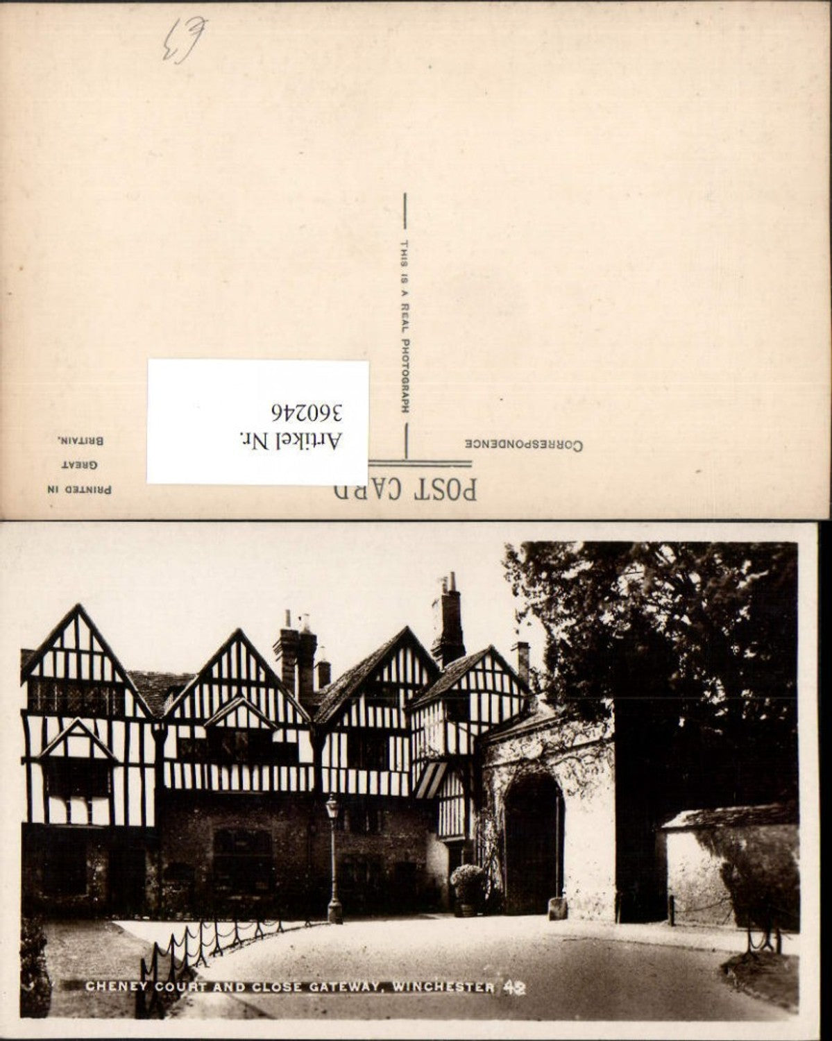 Alte Ansichtskarte – Old Postcard