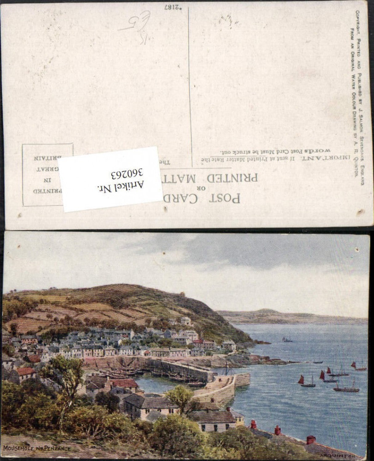 Alte Ansichtskarte – Old Postcard