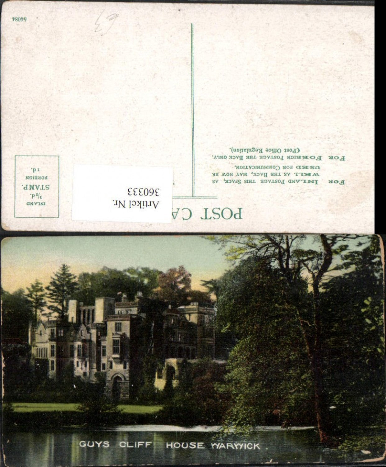 Alte Ansichtskarte – Old Postcard