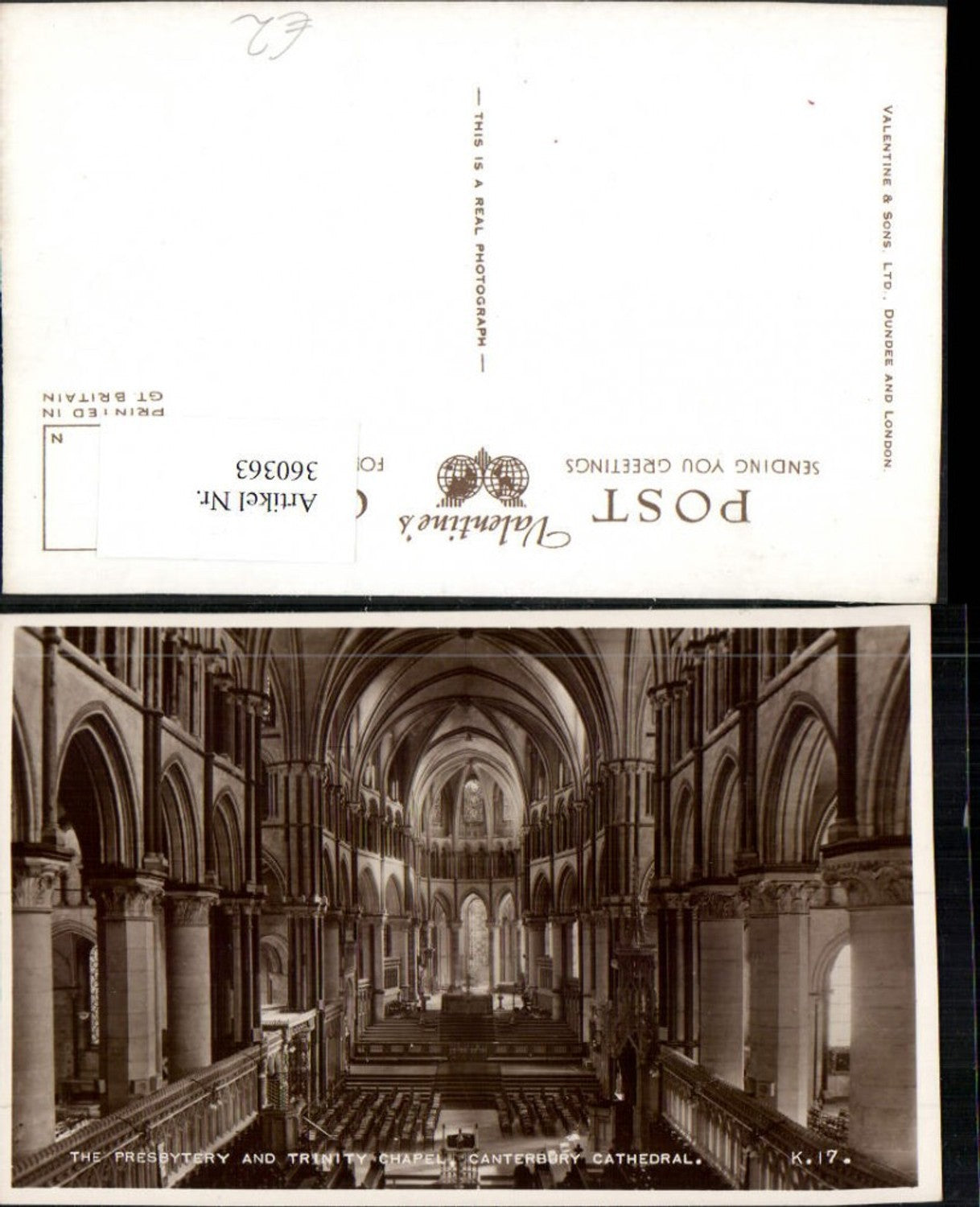 Alte Ansichtskarte – Old Postcard