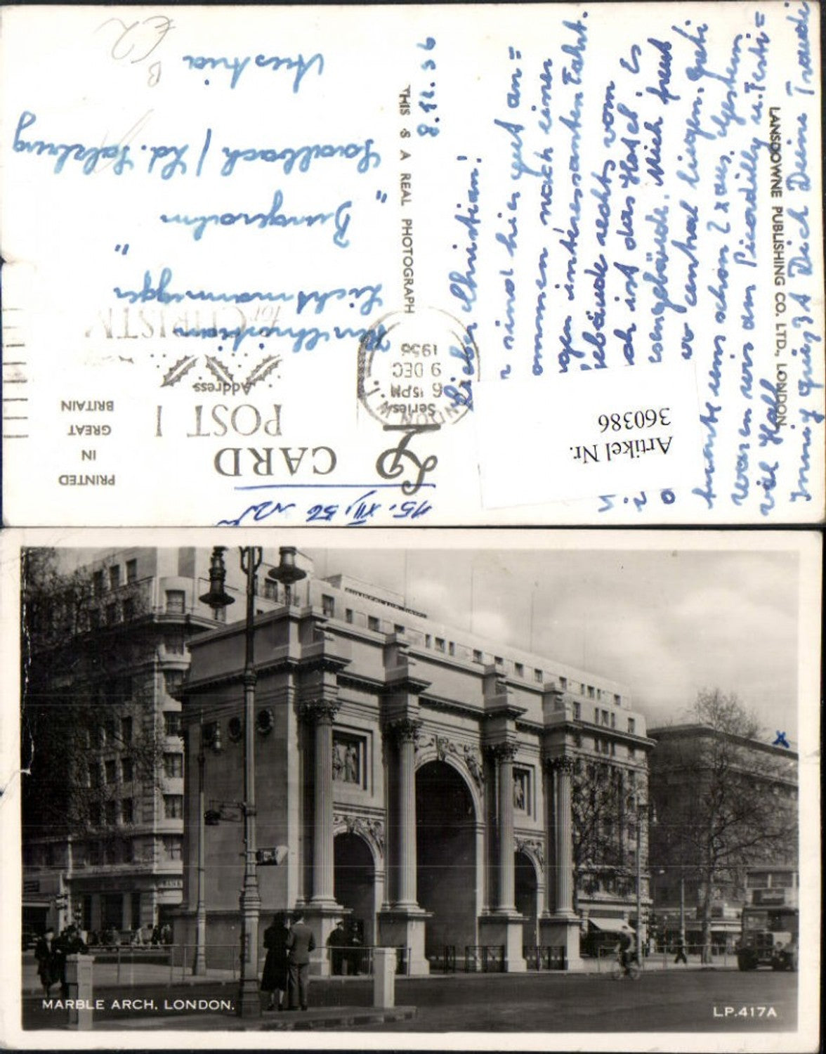 Alte Ansichtskarte – Old Postcard