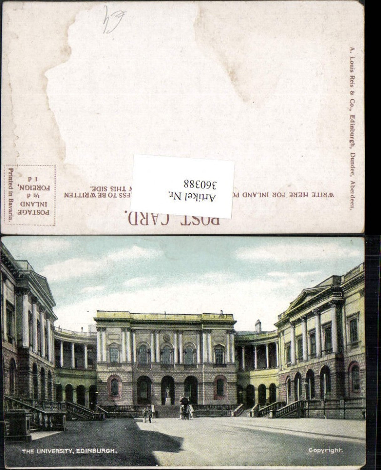 Alte Ansichtskarte – Old Postcard