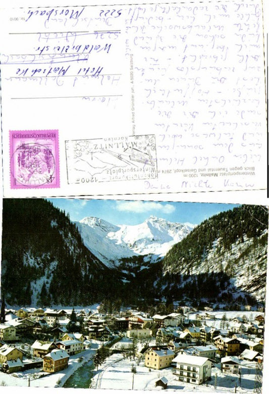 59249,Mallnitz Partie zum Ort 1970