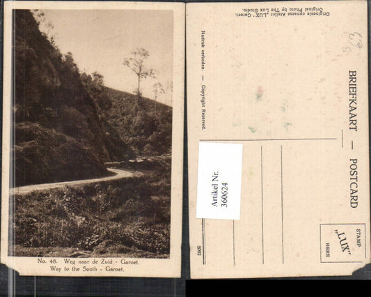 360624,Indonesia Garut Garoet Weg naar de Zid Way to the South Straße