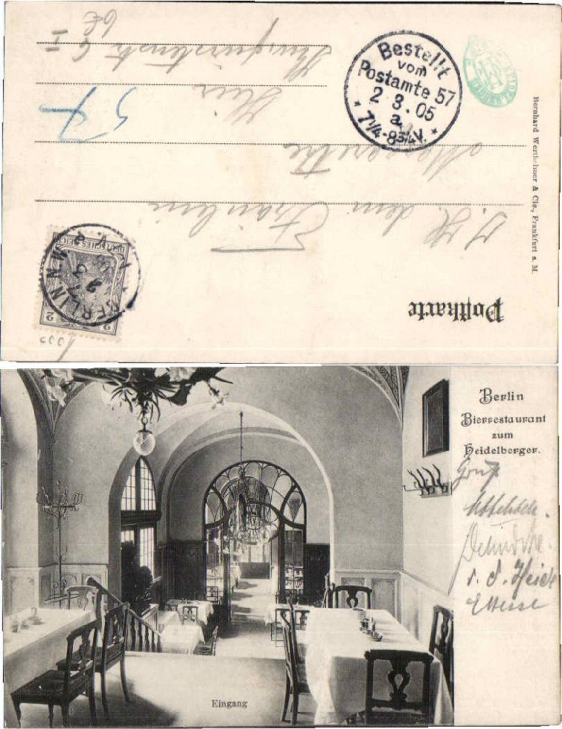 59318,Berlin Bier Restaurant Heidelberger 1900