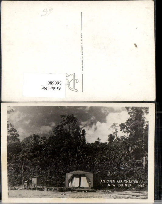 360686,Neuguinea New Guinea Open air Theatre Freileichttheater