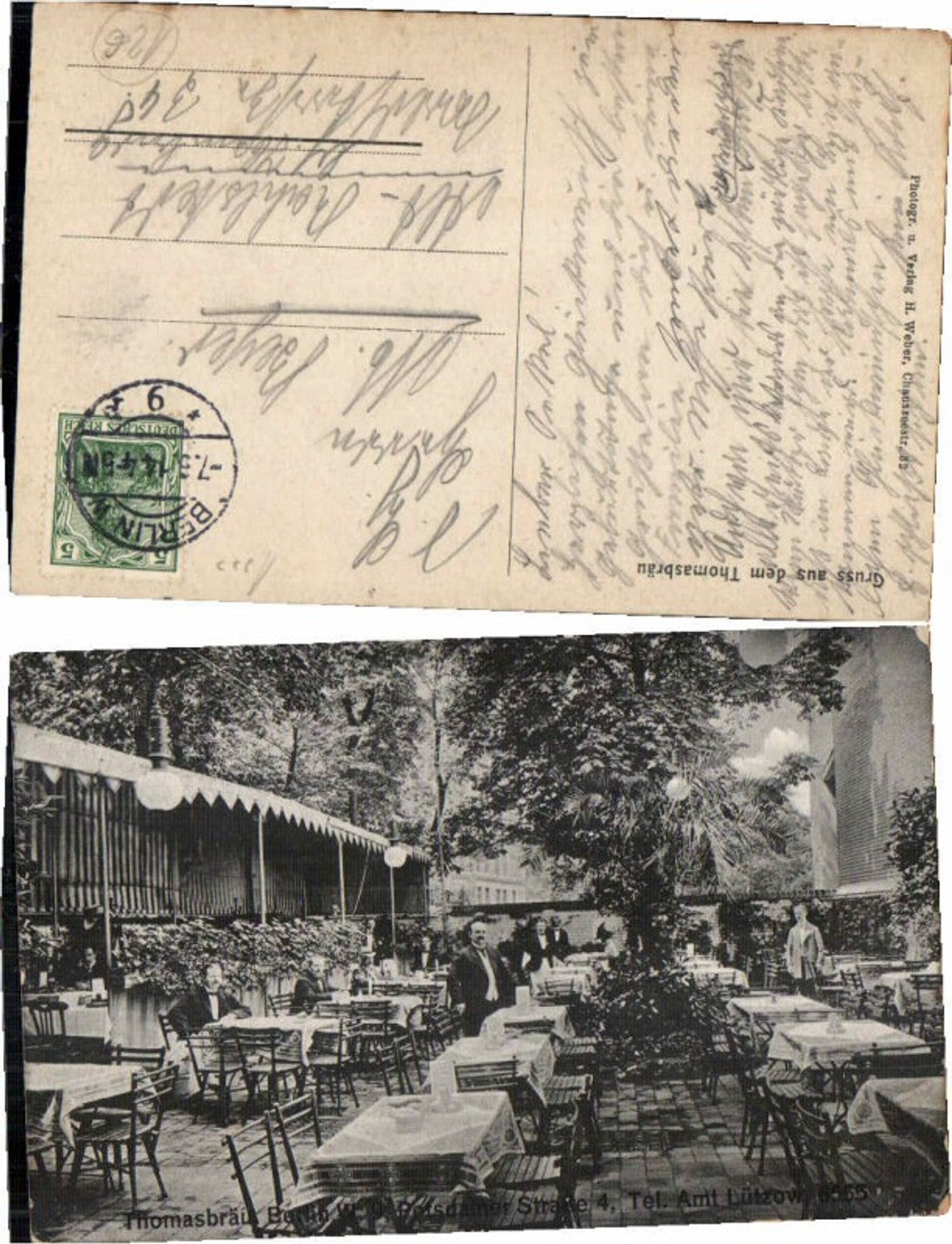 59375,Berlin Gasthaus Thomasbräu Lützow Potsdamer Strasse