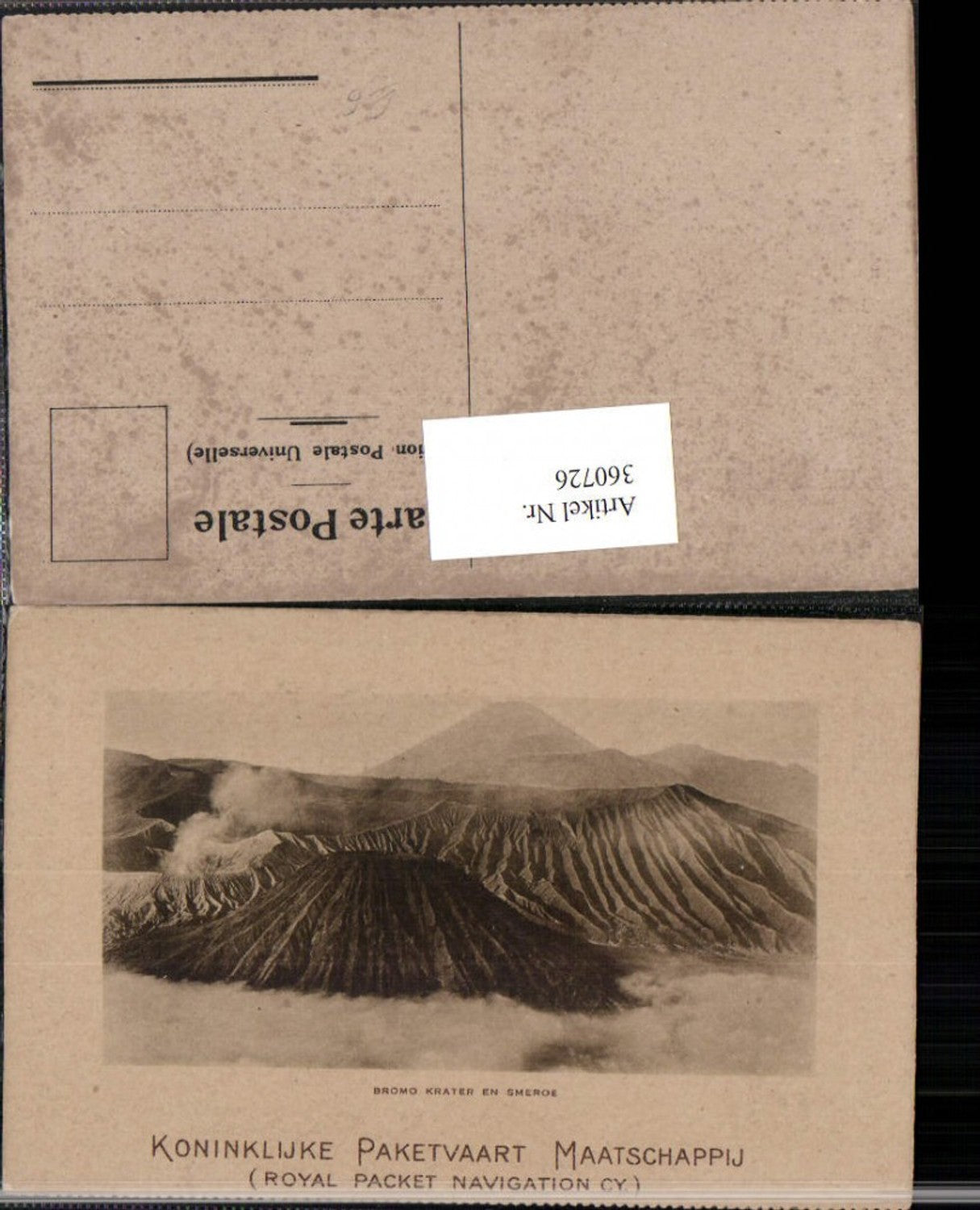 360726,Indonesia Bromo Krater en Smeroe Stratovulkan Vulkan