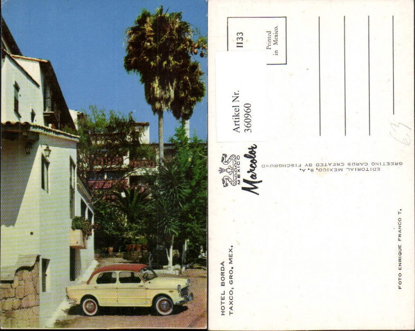 Alte Ansichtskarte – Old Postcard