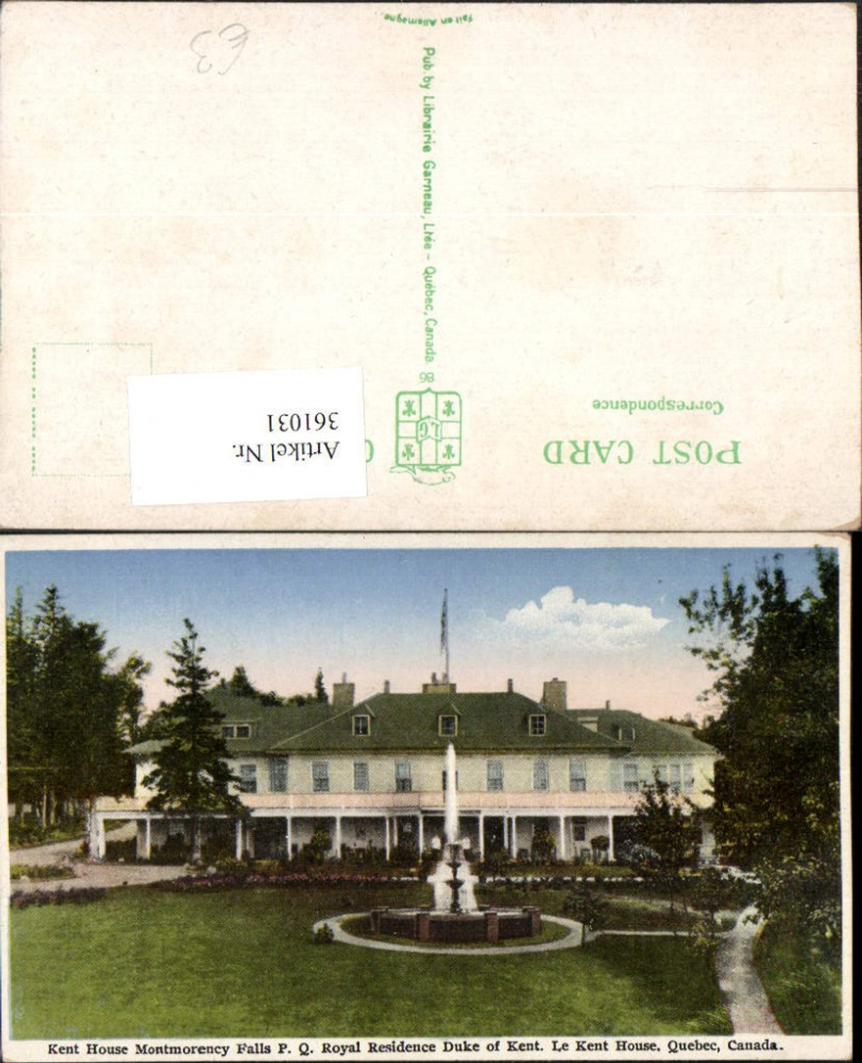 Alte Ansichtskarte – Old Postcard