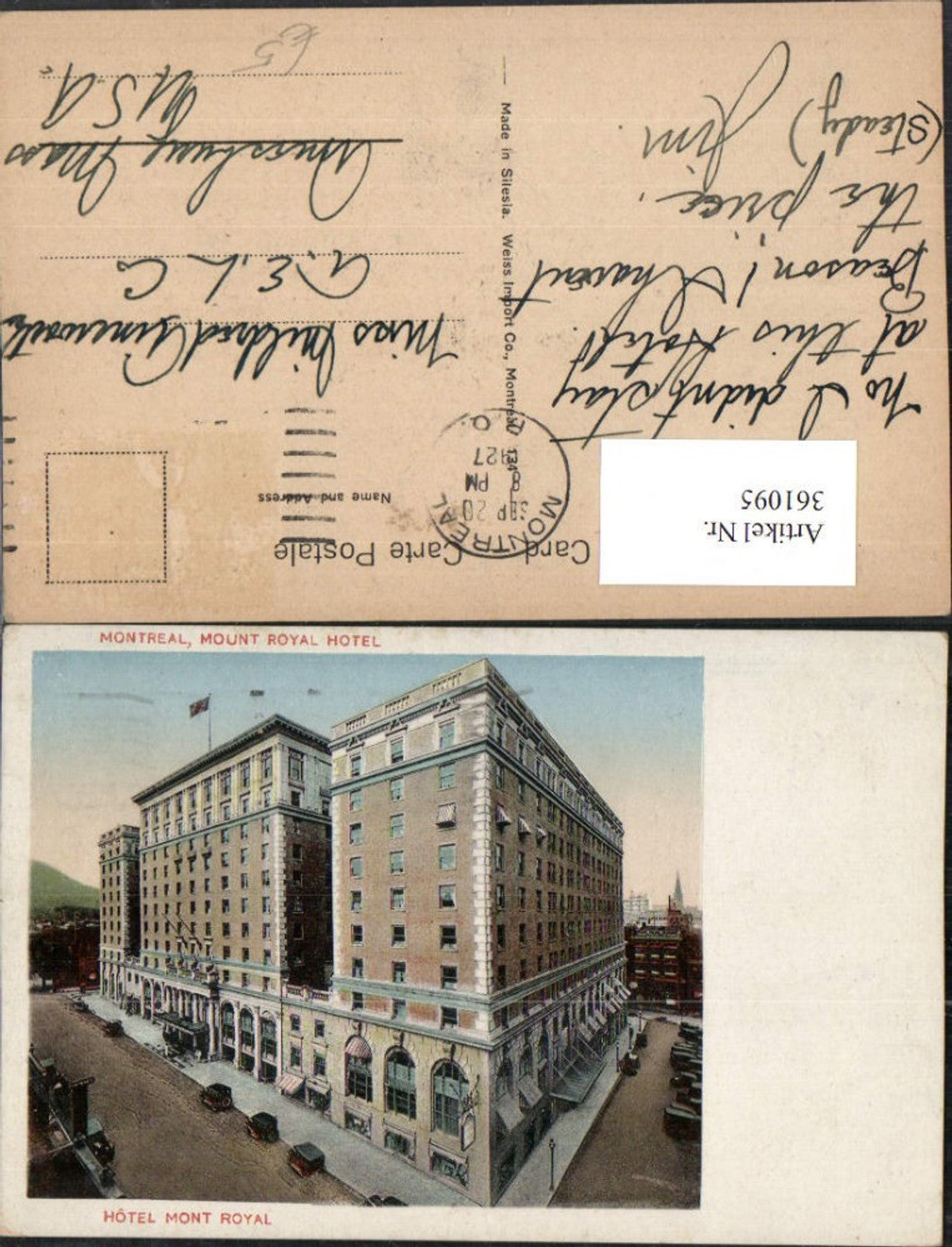 Alte Ansichtskarte – Old Postcard