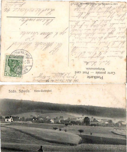 59823,Klein Gießhübel Partie zum Ort 1908