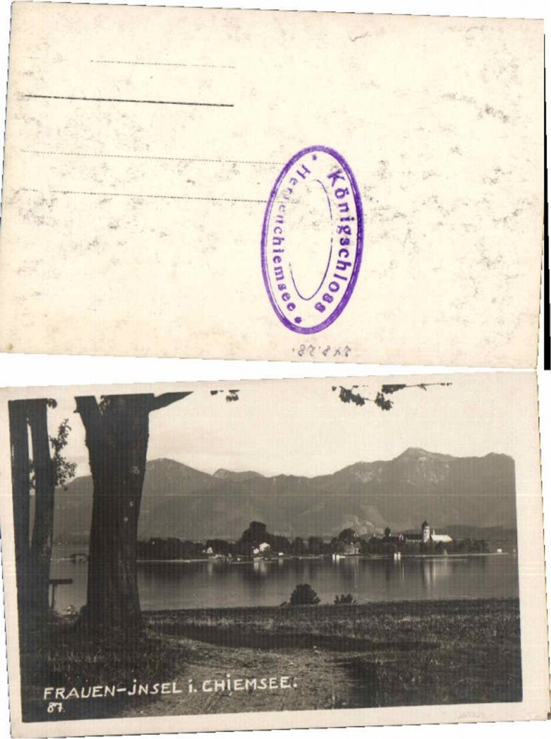 59874,FotoAK Fraueninsel Chiemsee Fraueninsel 1928