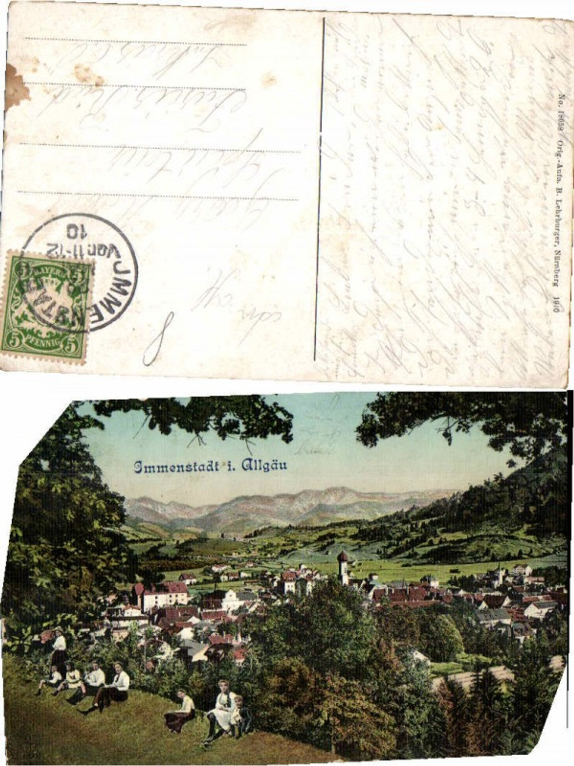 59928,Immenstadt im Allgäu 1910 Leute