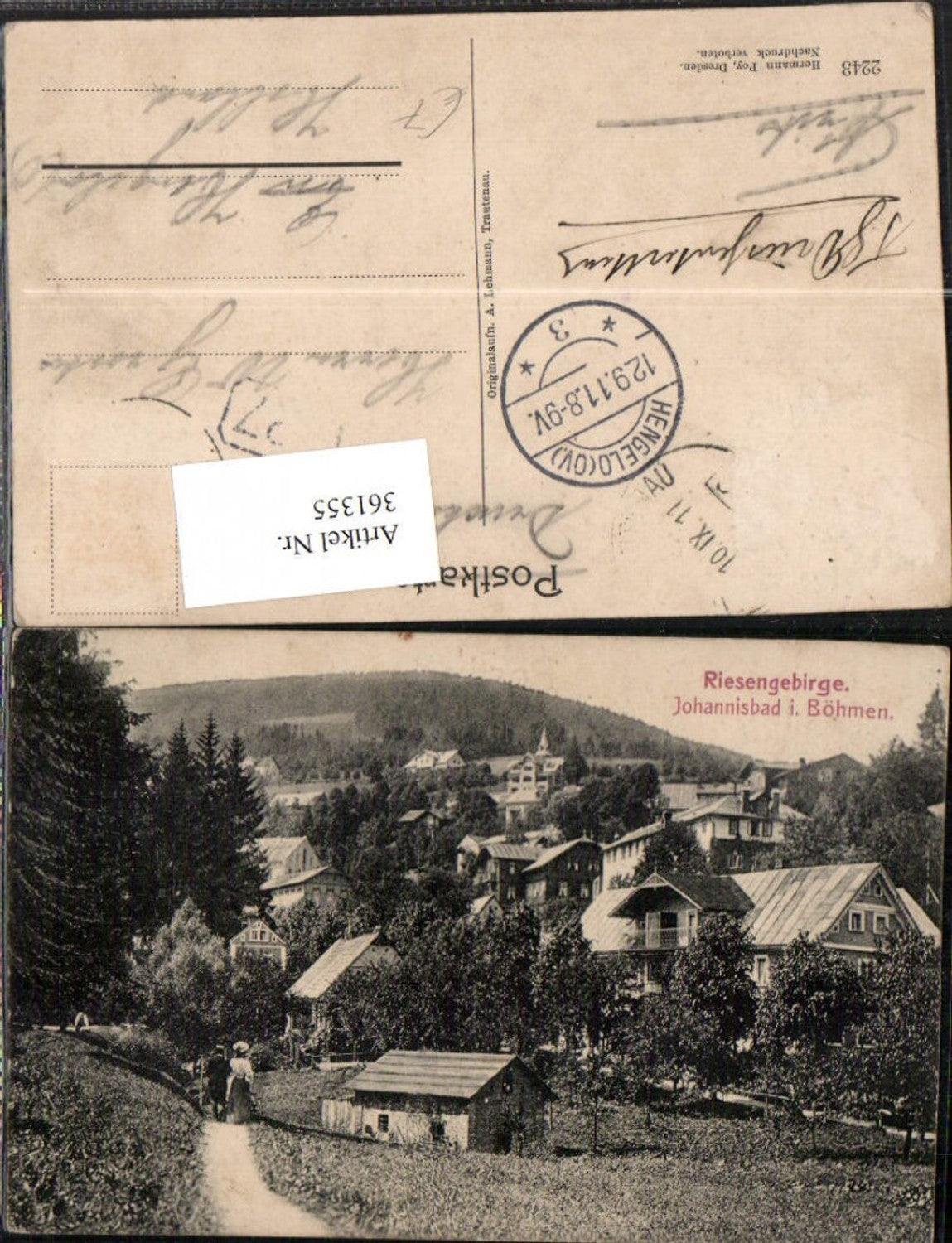 Alte Ansichtskarte – Old Postcard