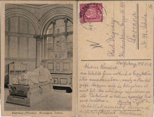 60073,Wolfsberg Mausoleum Inneres 1915
