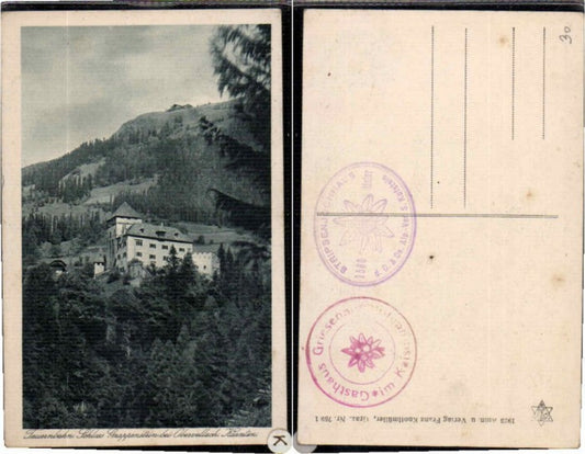 60087,Tauernbahn Schloss Groppenstein Obervellach pub Knollmüller 759-1