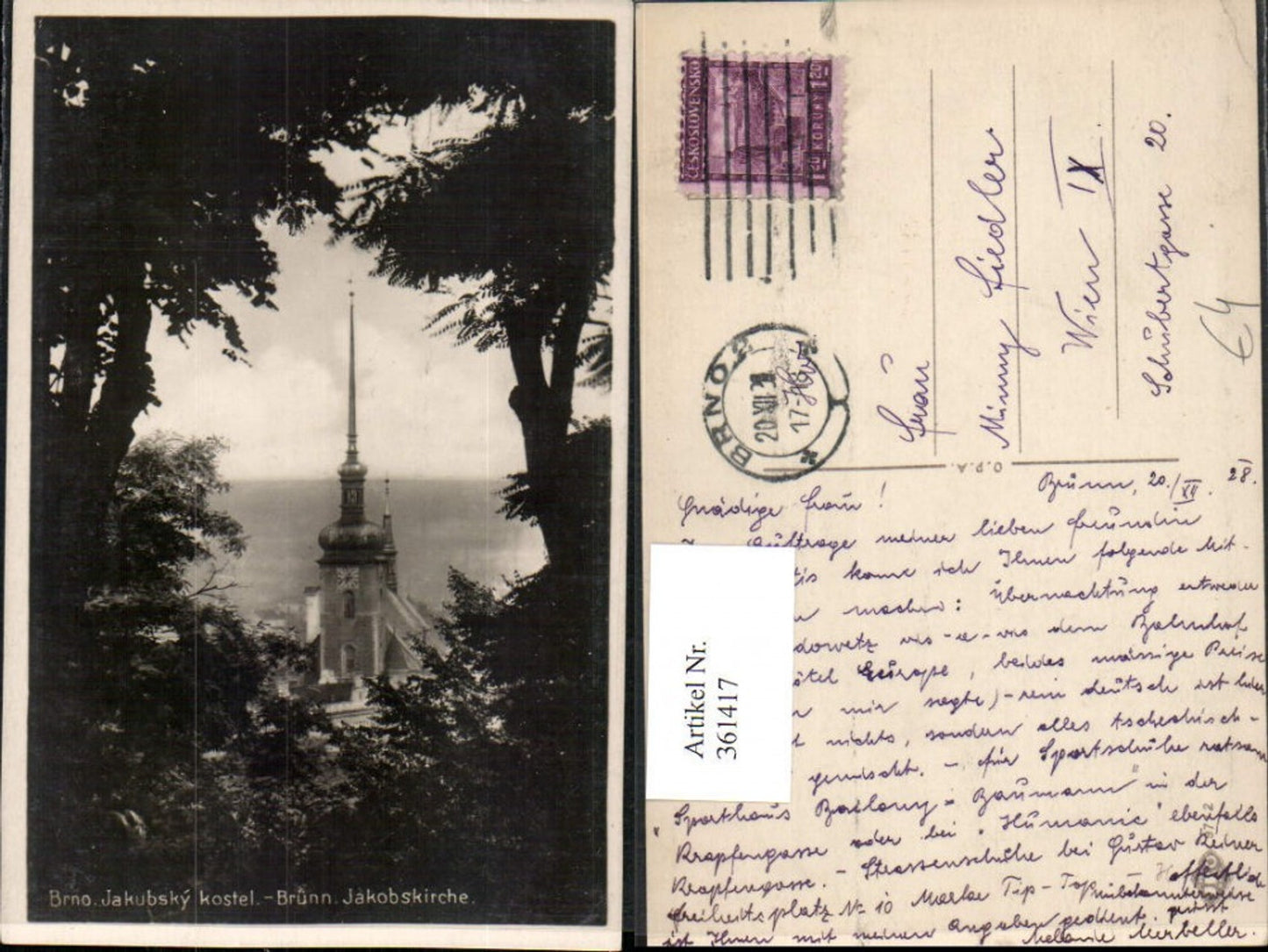 Alte Ansichtskarte – Old Postcard