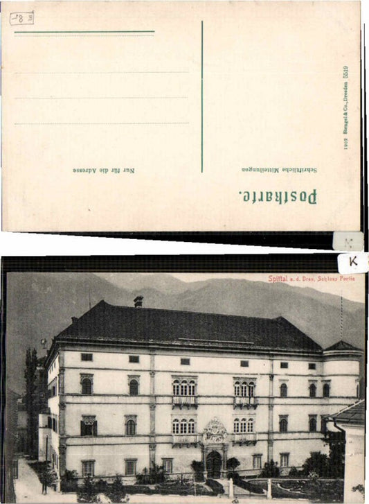 60101,Spittal a.d. Drau Schloss Partie pub Stengel CO 5519