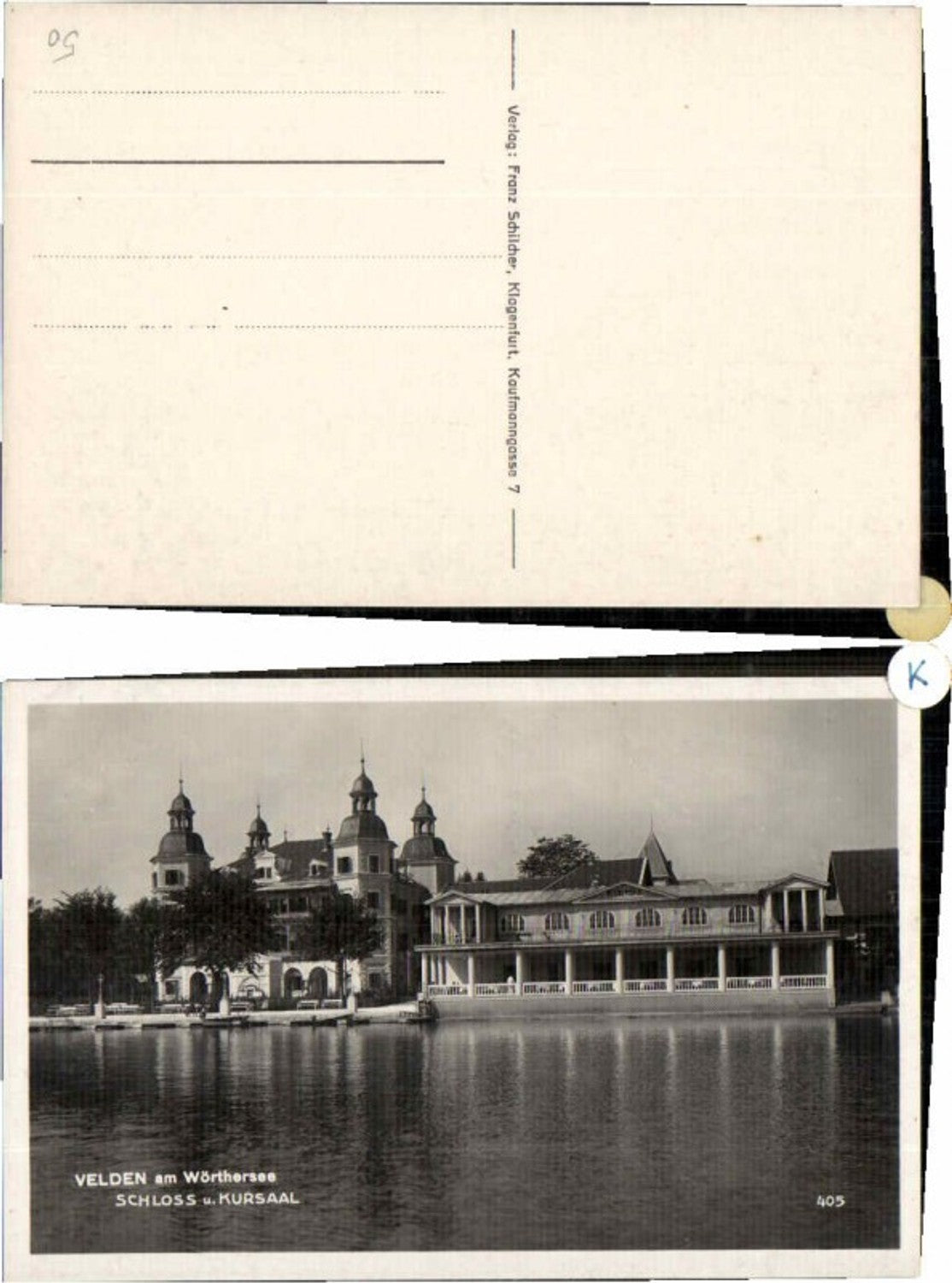 60107,Velden am Wörthersee Kursaal 1930