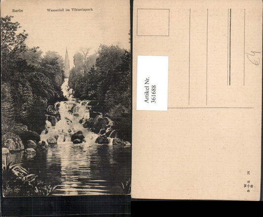 361688,Berlin Wasserfall im Viktoriapark