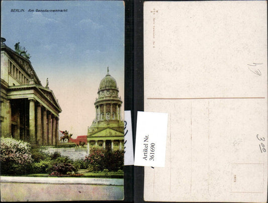 361690,Berlin Am Gensdarmenmarkt Gebäude