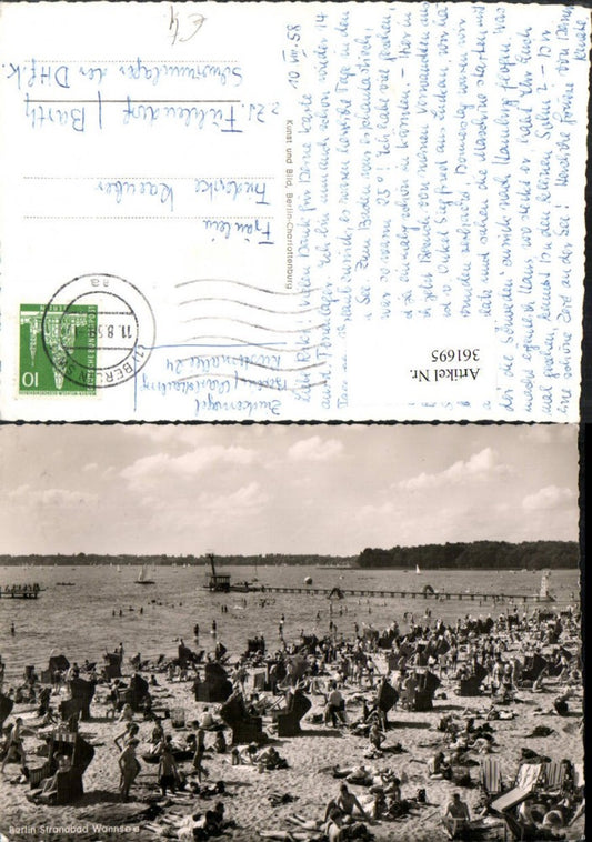 361695,Berlin Strandbad Wannsee See Strandleben