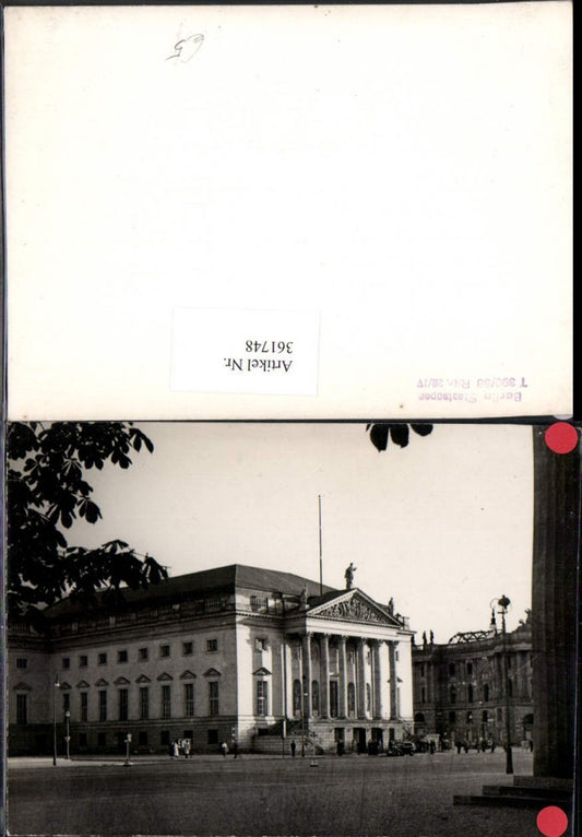 361748,Fotokarte Berlin Staatsoper Oper Gebäude