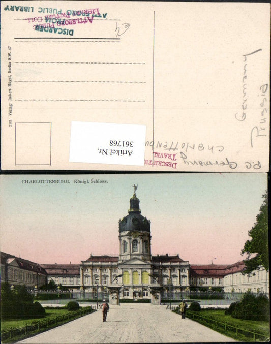 361768,Berlin Charlottenburg Königliches Schloss