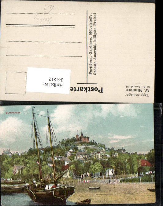 361812,Hamburg Blankenese Segelschiff