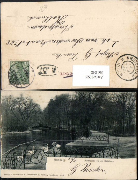 361848,Hamburg Alsterpartie bei der Badeinsel pub Knackstedt & Näther 660