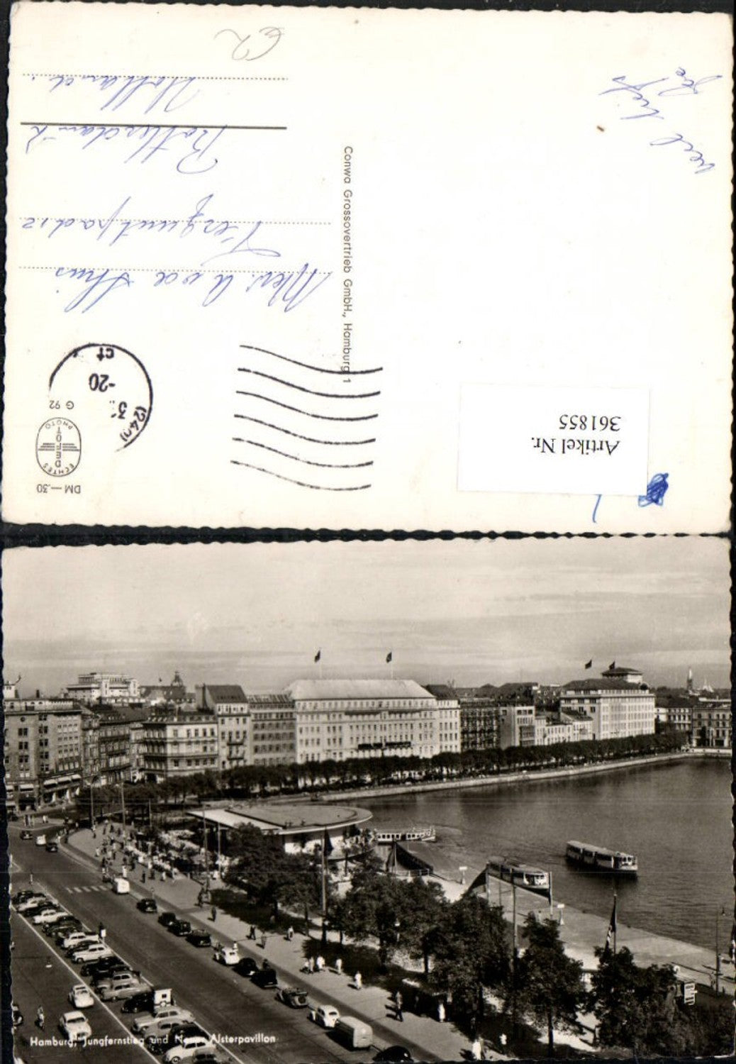 361855,Hamburg Jungfernstieg und Alsterpavillon