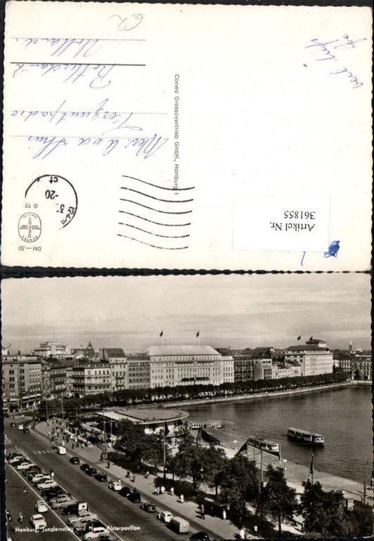 361855,Hamburg Jungfernstieg und Alsterpavillon