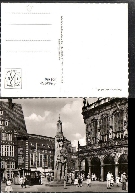 361860,Bremen Am Markt Roland Statue