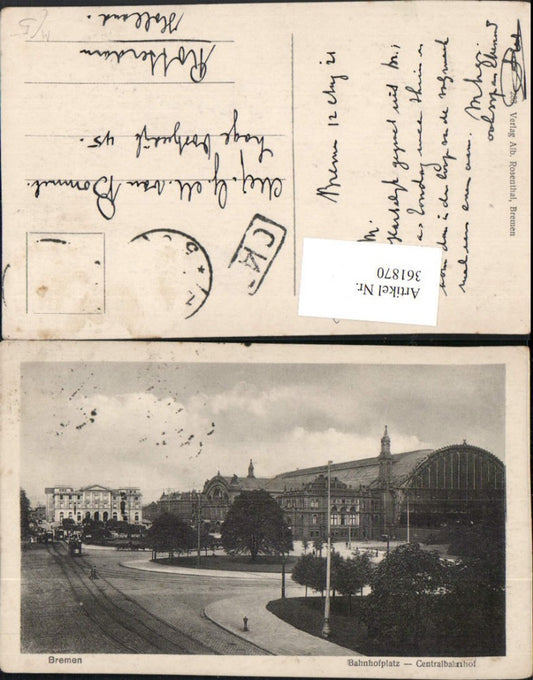 361870,Bremen Bahnhofplatz Zentralbahnhof Bahnhof