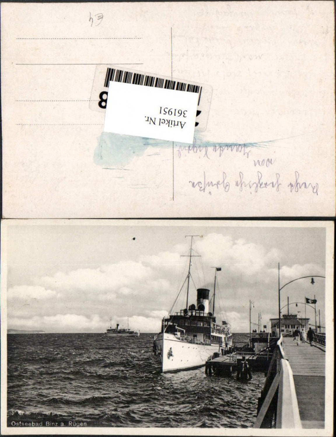 361951,Ostseebad Binz auf Rügen Anlegestelle Dampfer