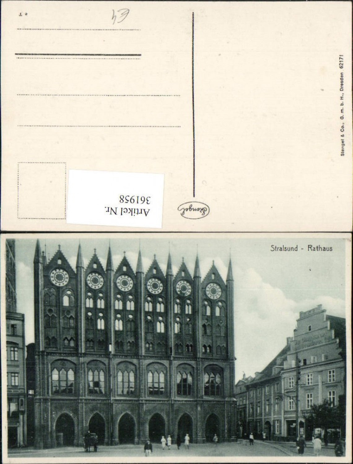361958,Stralsund Rathaus Gebäude pub Stengel & Co 62171