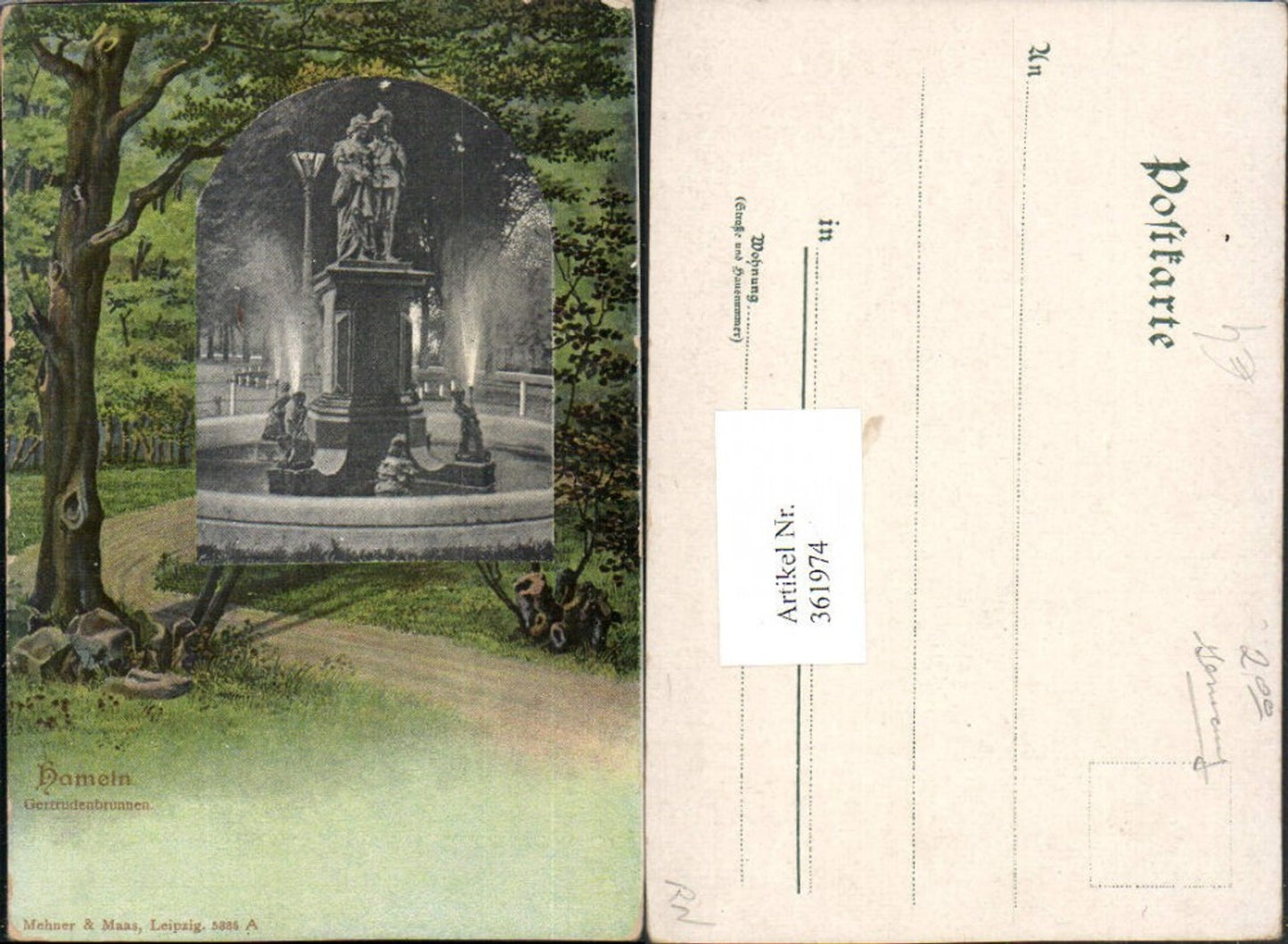 361974,Hameln Gertrudenbrunnen Brunnen