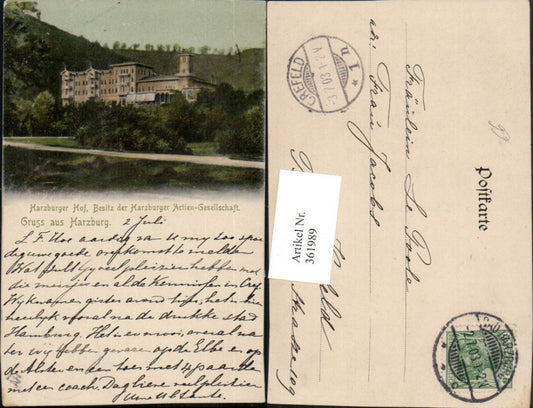 361989,Gruß aus Harzburg Harzburger Hof Gebäude
