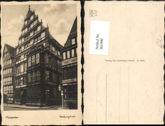 361990,Hannover Leibnizhaus Gebäude