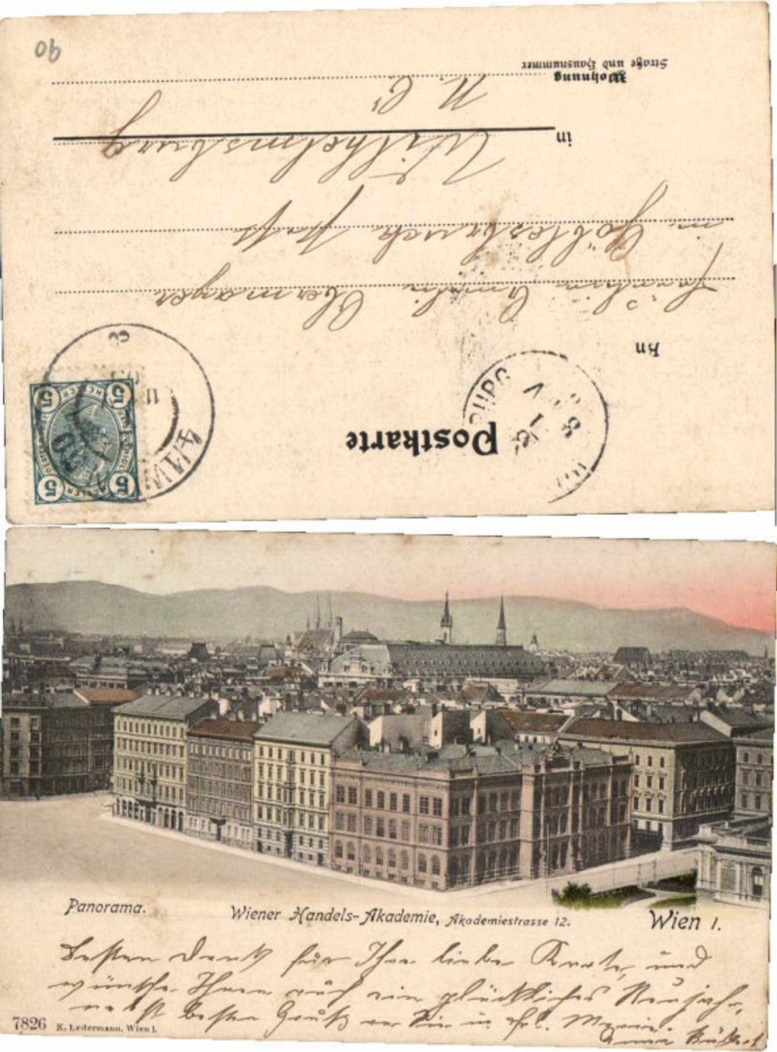 Alte Ansichtskarte – Old Postcard