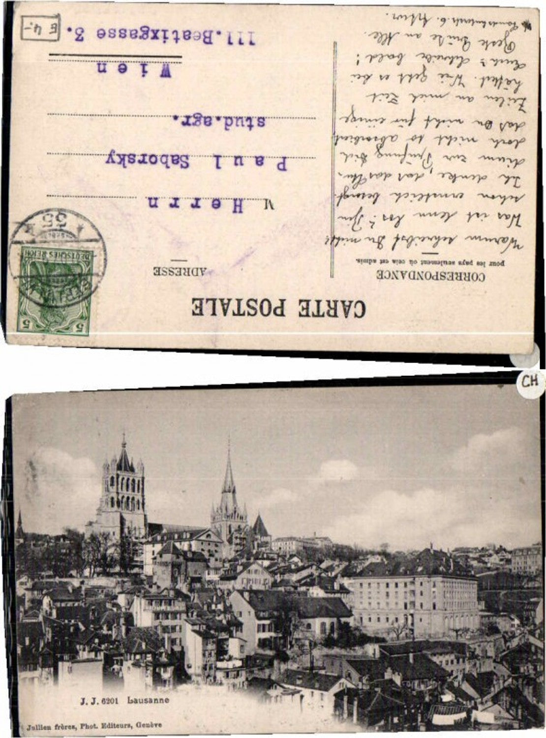 60913,Lausanne J.J. 6201