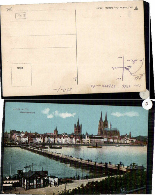 60919,Cöln Köln am Rhein Totale 1910 pub Trenkler 33