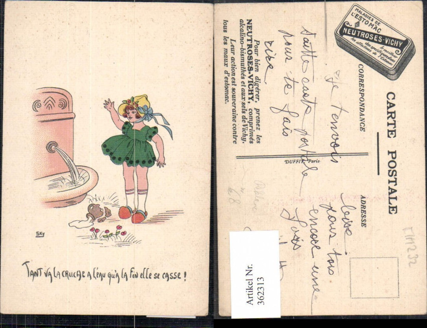 362313,Reklame Künstler Ak Neutroses-Vichy Maladies de L Estomac Lutschpastillen Blechdose