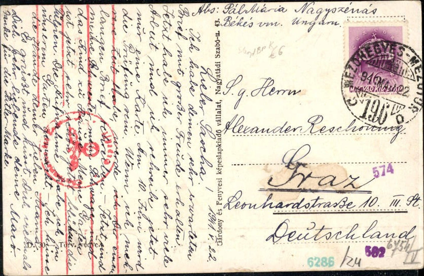 Alte Ansichtskarte – Old Postcard