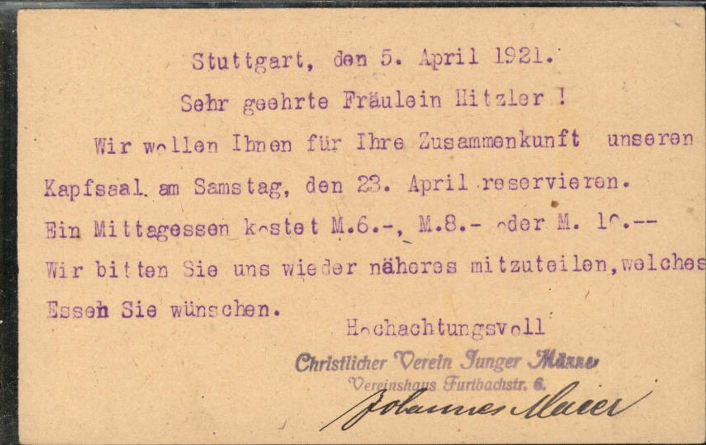 Alte Ansichtskarte – Old Postcard