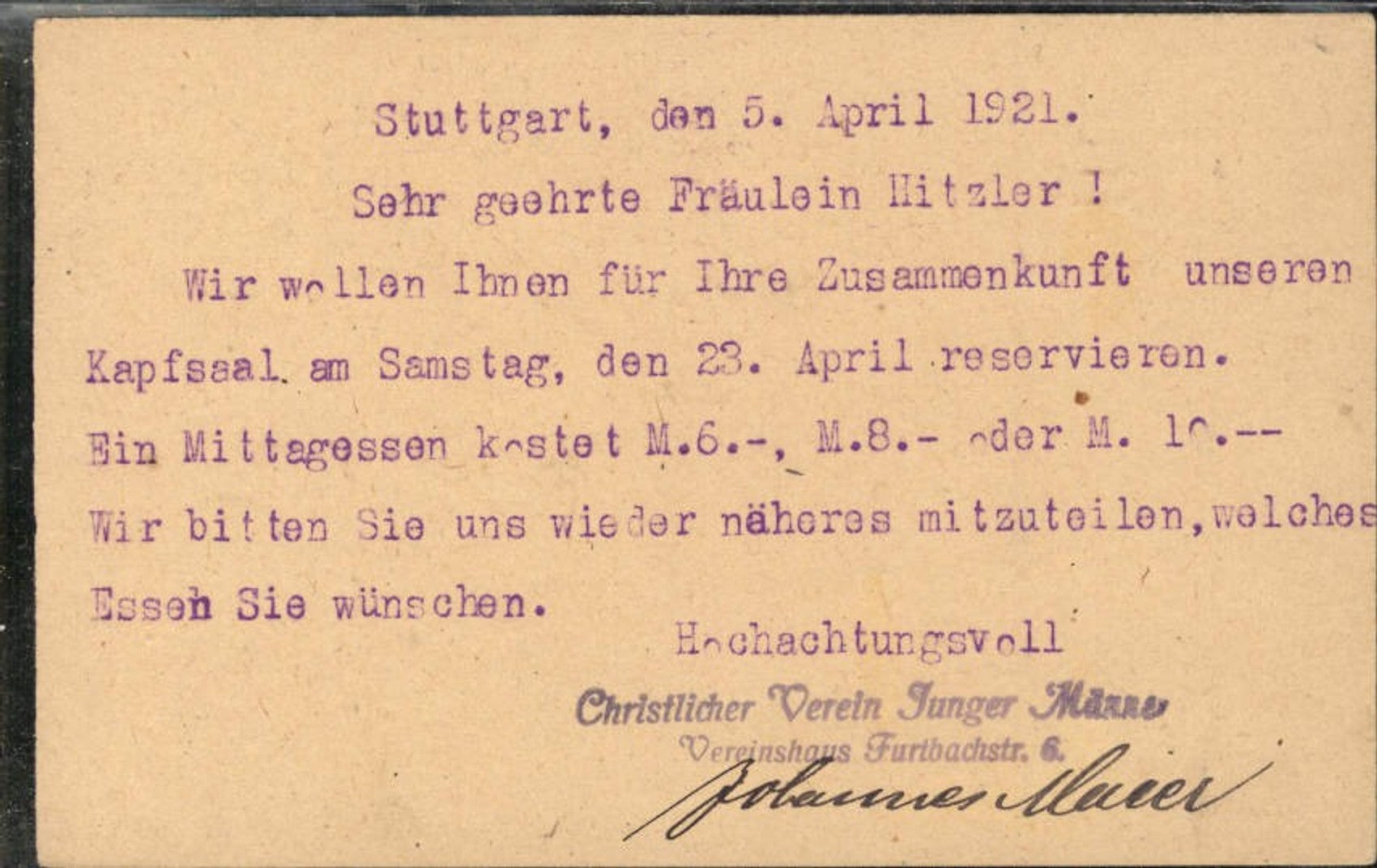 Alte Ansichtskarte – Old Postcard