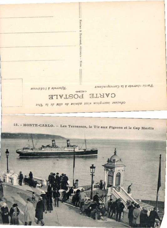 61038,Monte Carlo Les terrasses dampfer Schiff