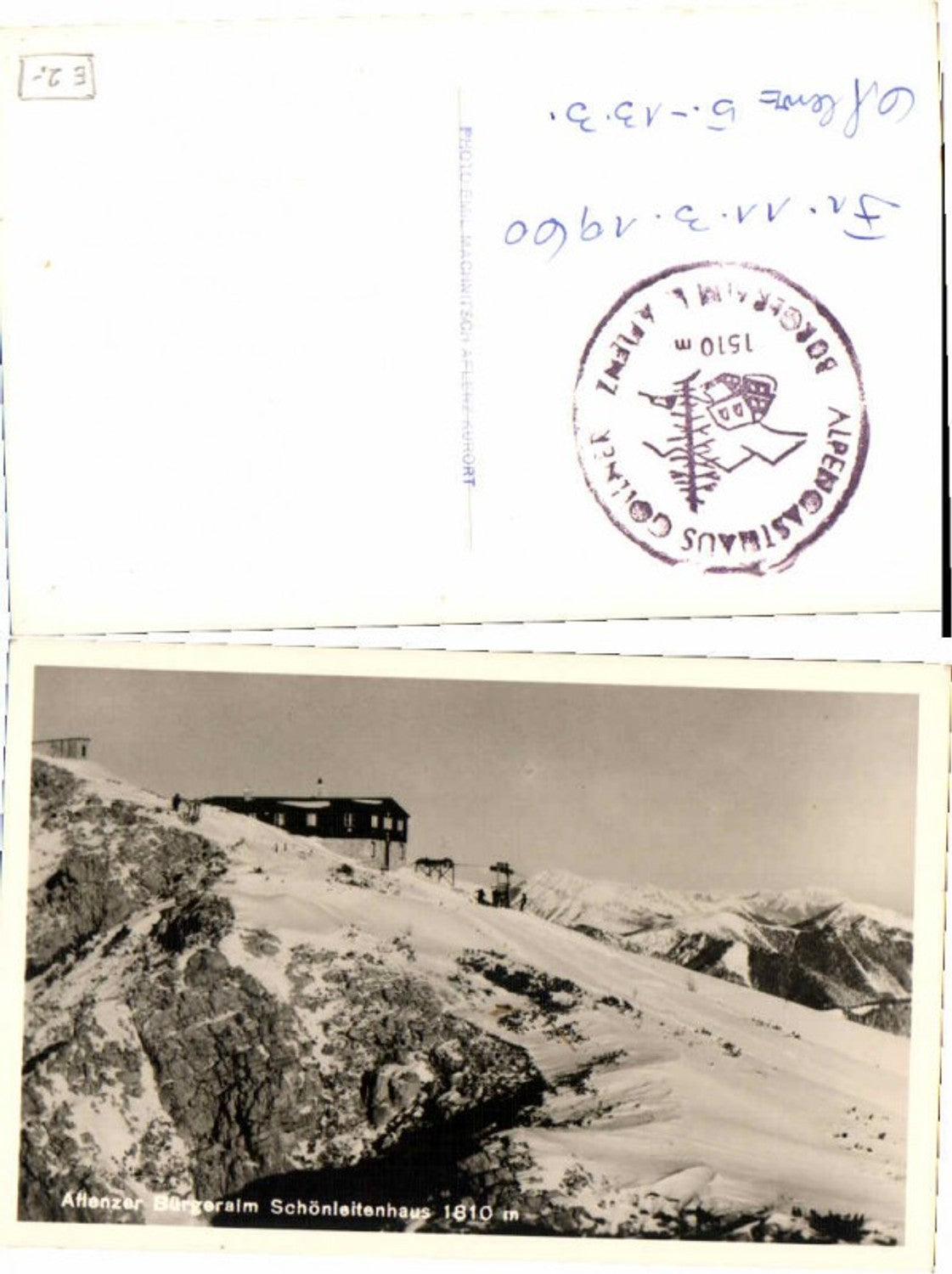 61170,Aflenz Aflenzer Bürgeralm Schönleitenhaus